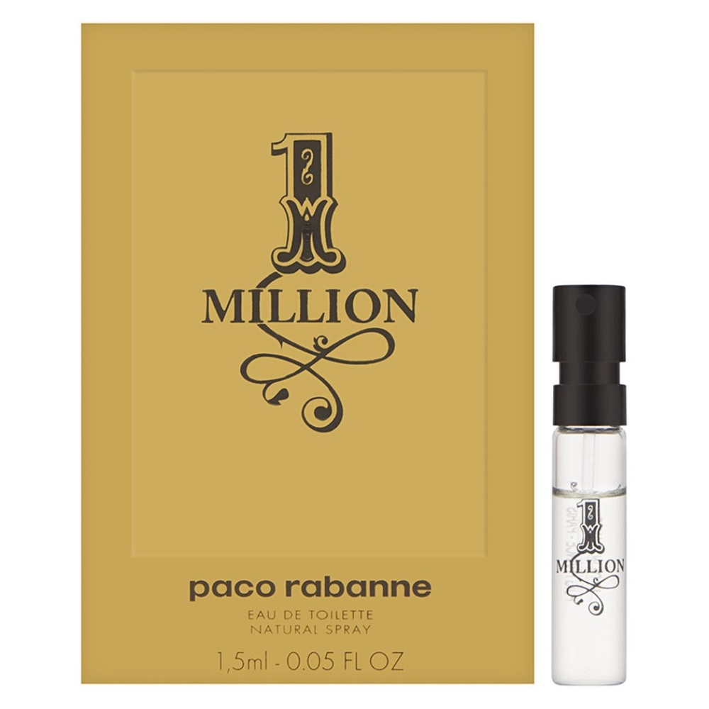 ❤️ 4 for $25 Paco Rabanne 1 Million Mini Travel Vial NEW